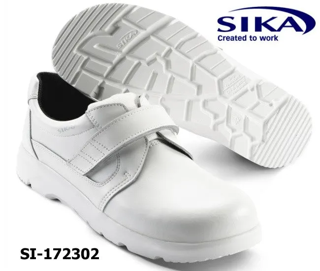 Weißer Sika Sicherheitsschuh OPTIMAX mit Klettverschluss